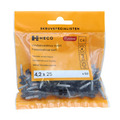 Vindskiveskruv C4 4,2 x 25 mm Svart 50-pack Heco